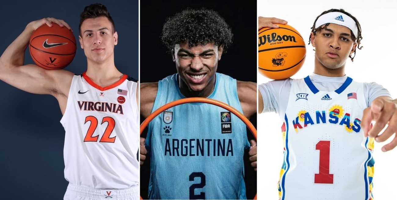 Quiénes son los argentinos que jugarán en la primera división del básquet universitario de EE.UU.