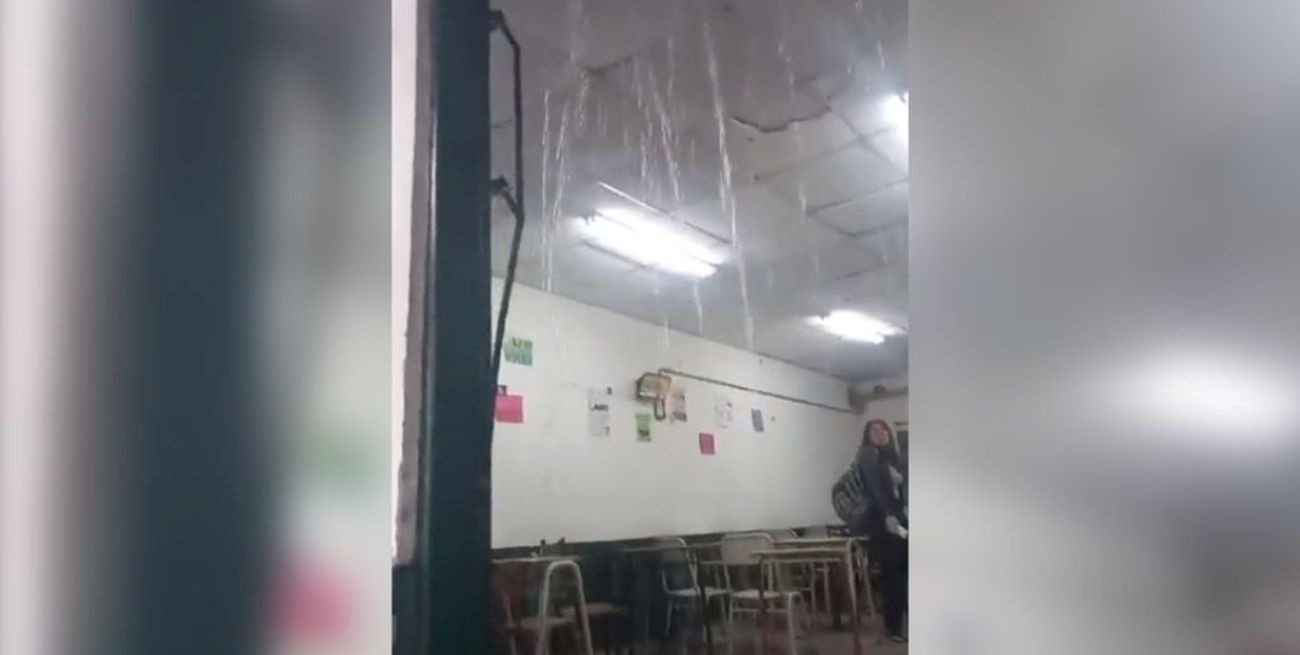Tras la caída de parte del techo de la escuela Gurruchaga de Rosario, qué dijo la Provincia
