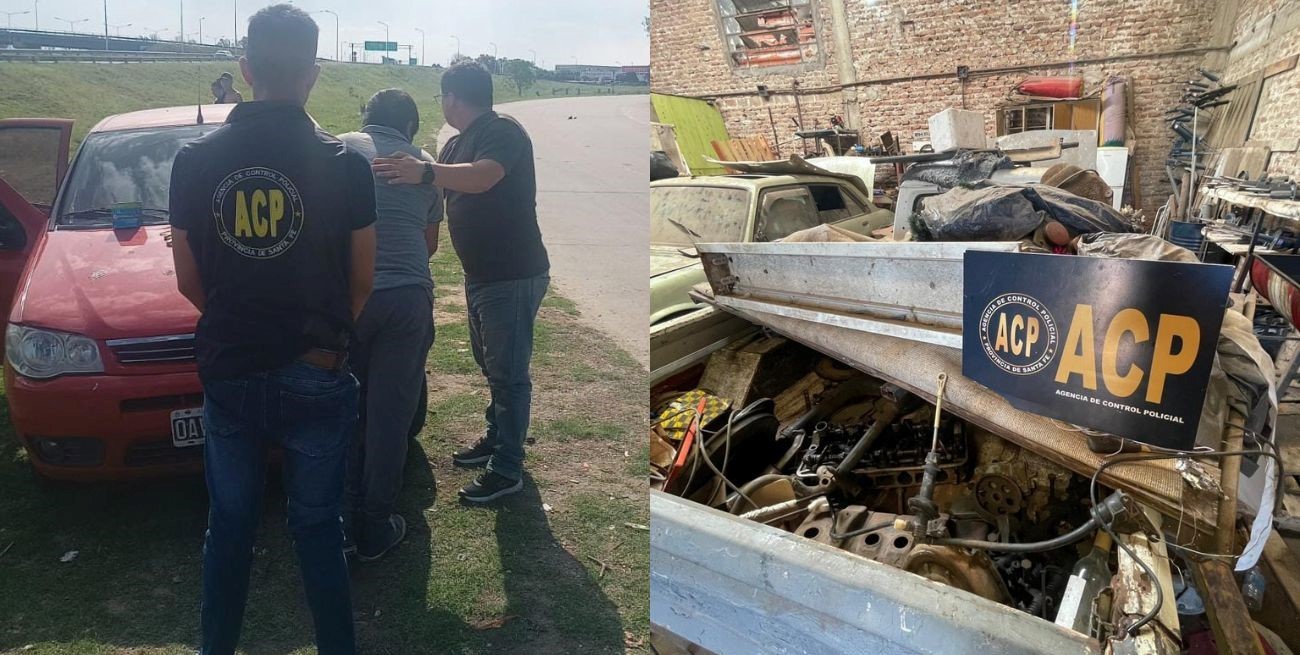Rosario: secuestran $ 4 millones, autopartes y detienen a una persona