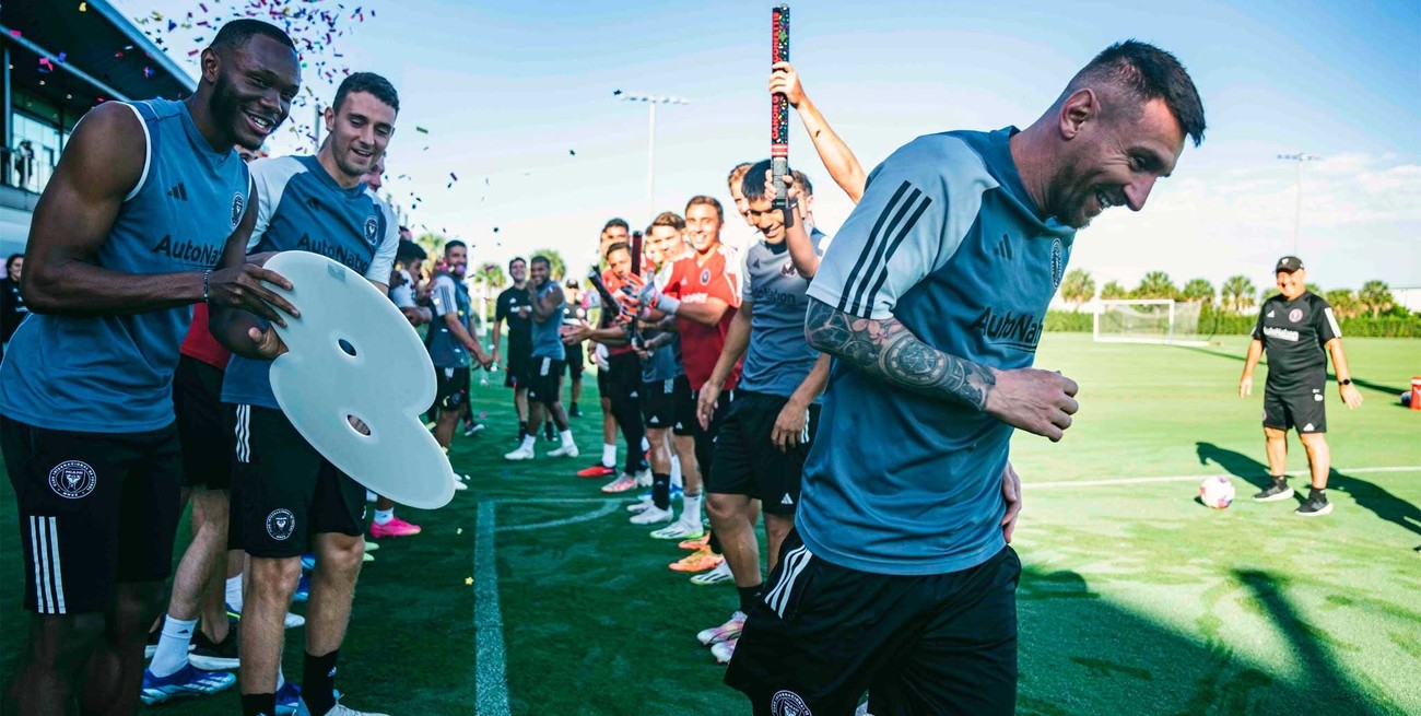 Messi volvió a Miami y lo recibieron a puro festejo