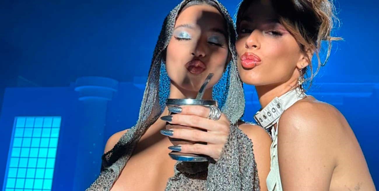 Emilia y Tini adelantaron un nuevo videoclip con un pícaro beso