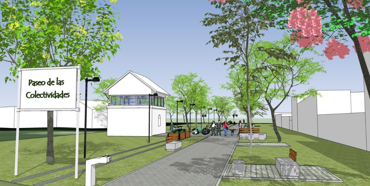 Proponen crear el Paseo de las Colectividades en el norte de la ciudad de Santa Fe