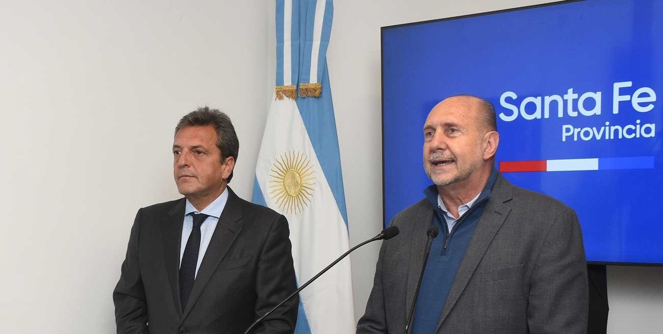 Perotti acompañará a Massa este martes en las actividades de Rafaela y Sauce Viejo