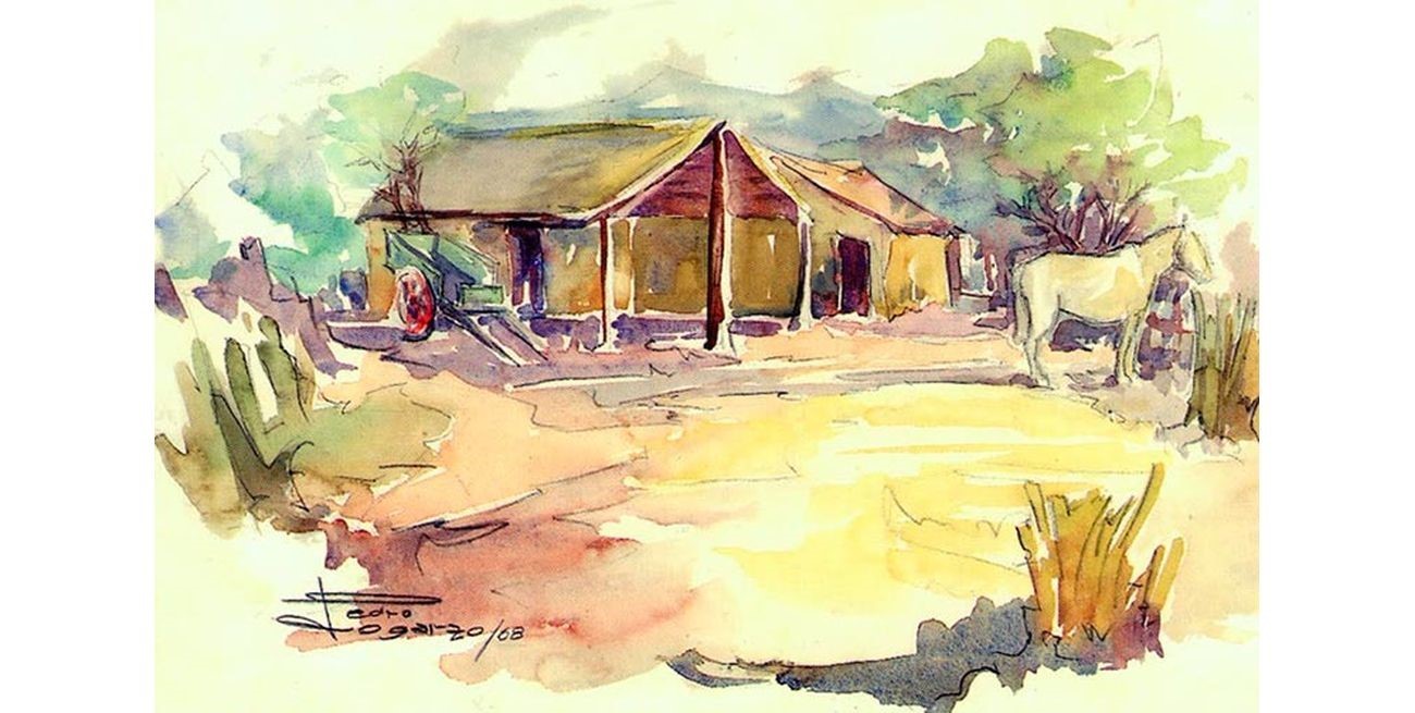 Pedro Logarzo: un pintor de lo cotidiano
