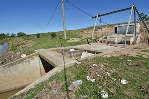 El registro gráfico es de este lunes 6 de noviembre, y muestra cómo se encuentran la estación de bombeo, el estado de las defensas y el terraplén de La Guardia. Pablo Aguirre