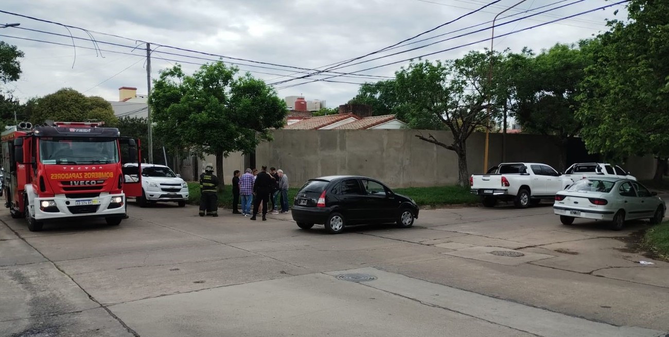 Fuerte colisión en barrio Guadalupe
