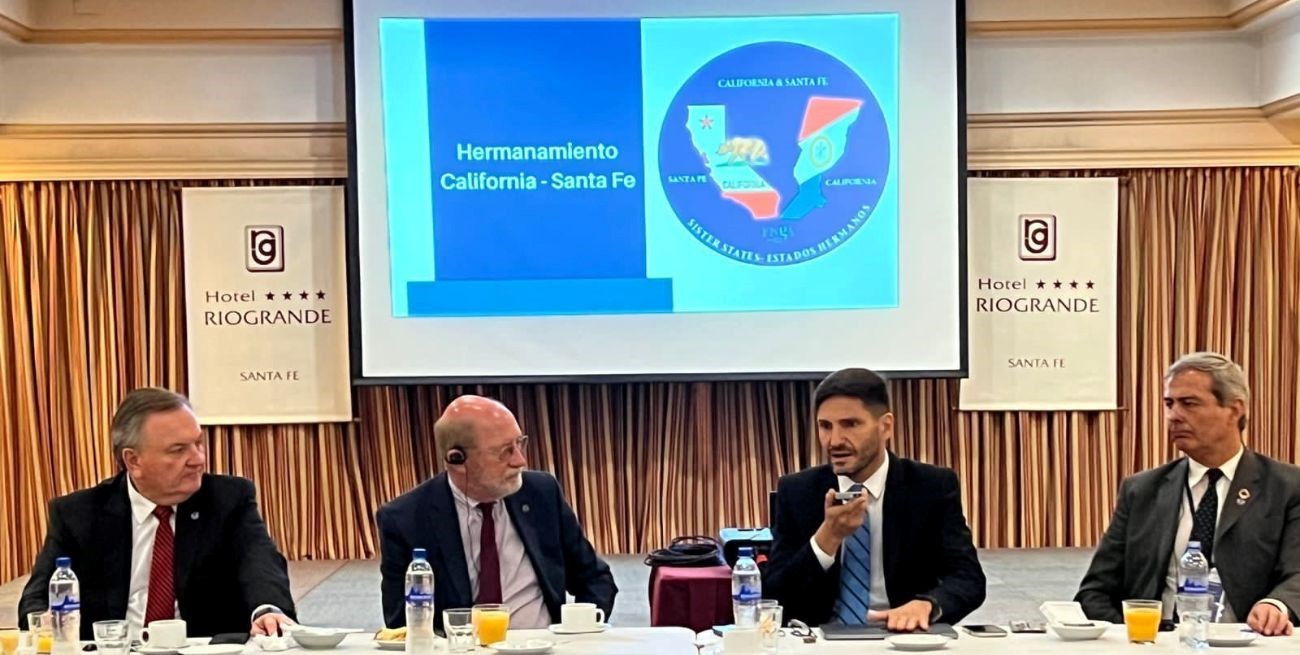 Maximiliano Pullaro se reunió con legisladores de California (EEUU) para retomar la agenda común