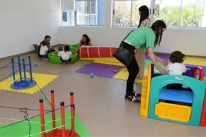 El jardín cuenta con cuatro aulas habilitadas. Crédito: Guillermo Di Salvatore.