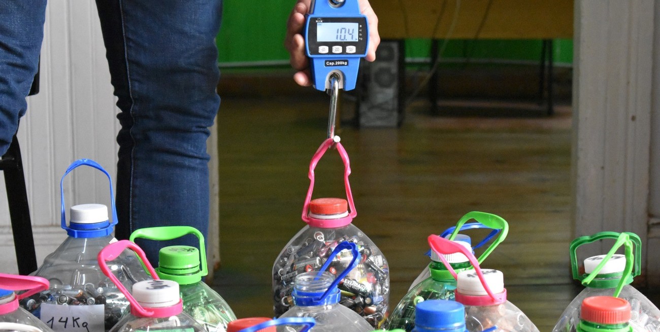 General López: más de 600 kilos de pilas fueron sacados de circulación 
