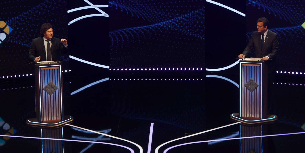 Massa y Milei cruzaron desafíos y fuertes imputaciones en el debate