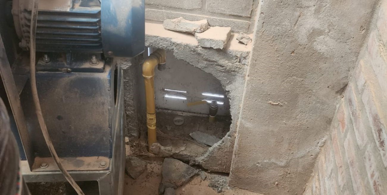 Increíble robo en una carpintería de Santo Tomé