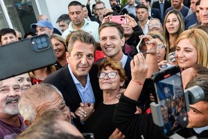 Sergio Massa habló sobre el debate en un acto en San Vicente. Crédito: Télam.