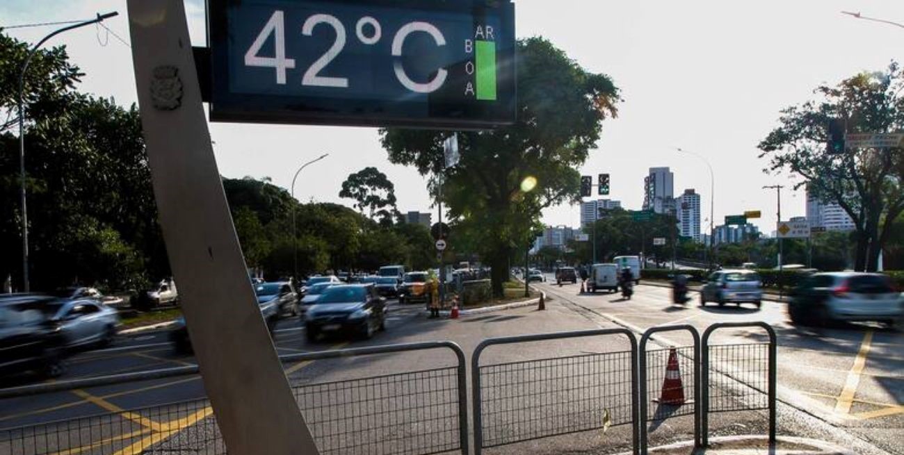 Ola de calor extrema: Brasil registró una sensación térmica de 58,5°C