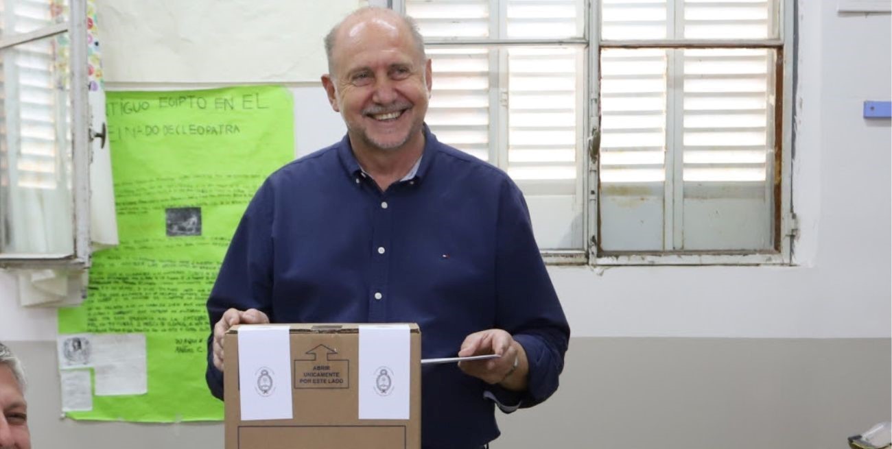 Omar Perotti destacó que en Santa Fe "los comicios se desarrollan con total normalidad"