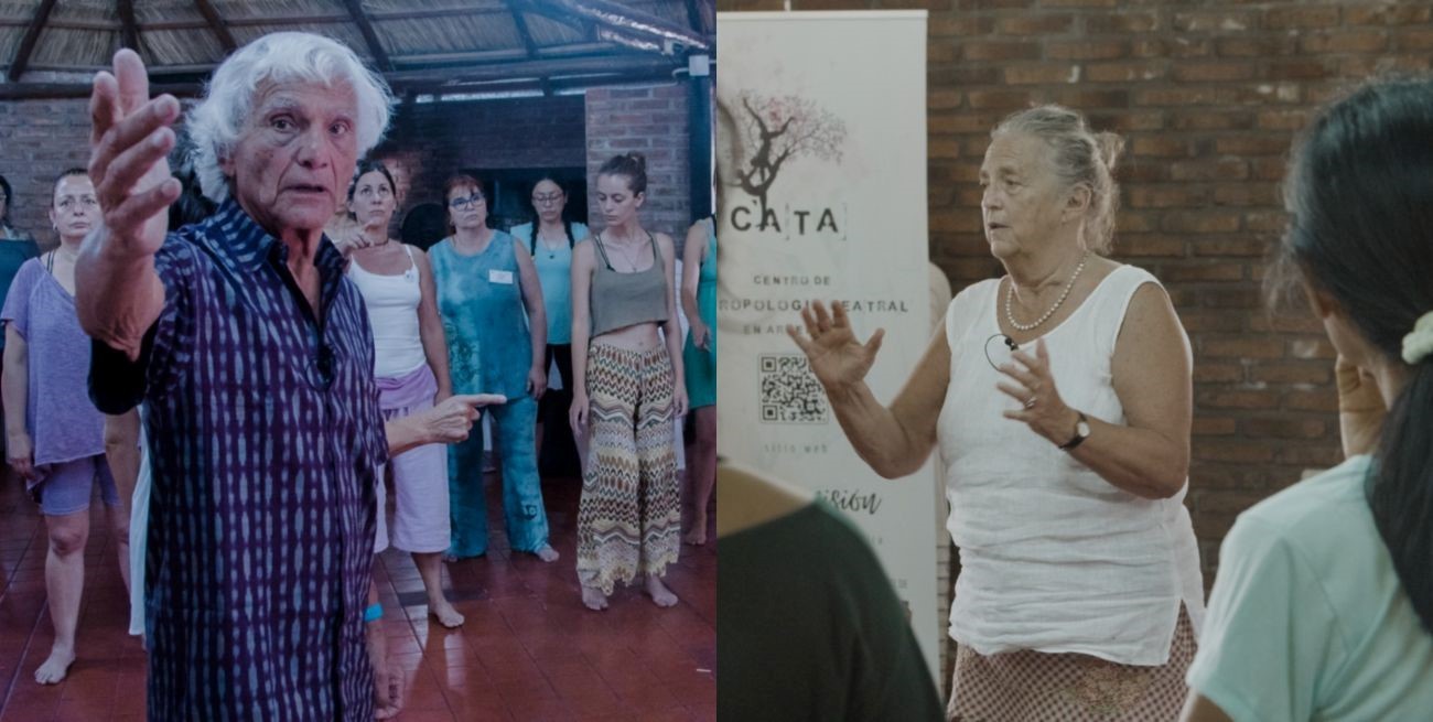 Eugenio Barba y Julia Varley en Santa Fe