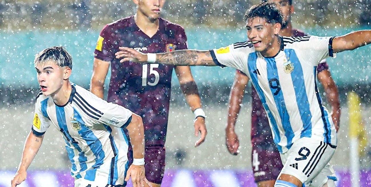 Argentina aplastó a Venezuela y se metió en los cuartos del Mundial sub 17