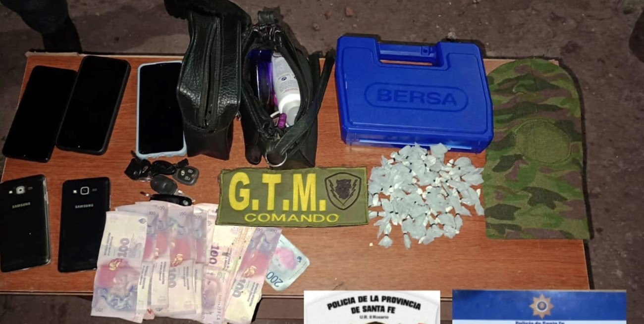 Dos detenidos, secuestro de armas y estupefacientes en las últimas horas en Rosario