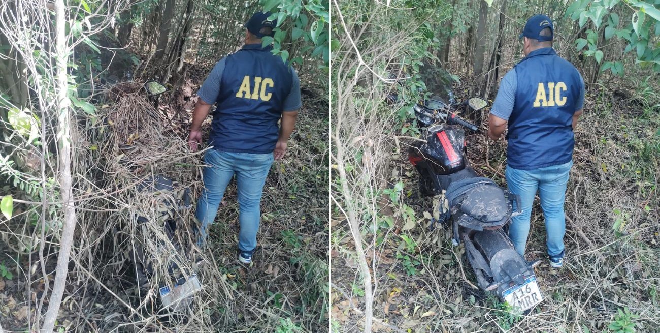 Hallaron una moto robada en la zona rural de Hipatia