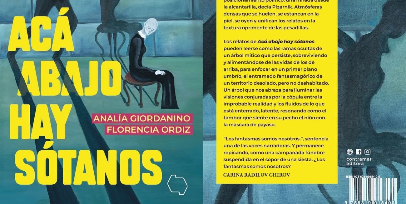 Terror literario: presentan "Acá abajo hay sótanos"

