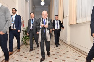 Jorge Faurie avanza en la planificación de la ceremonia de traspaso de mando presidencial y recambio de gabinete que tendrá lugar el próximo 10 de diciembre. Crédito: Archivo / Manuel Fabatía.