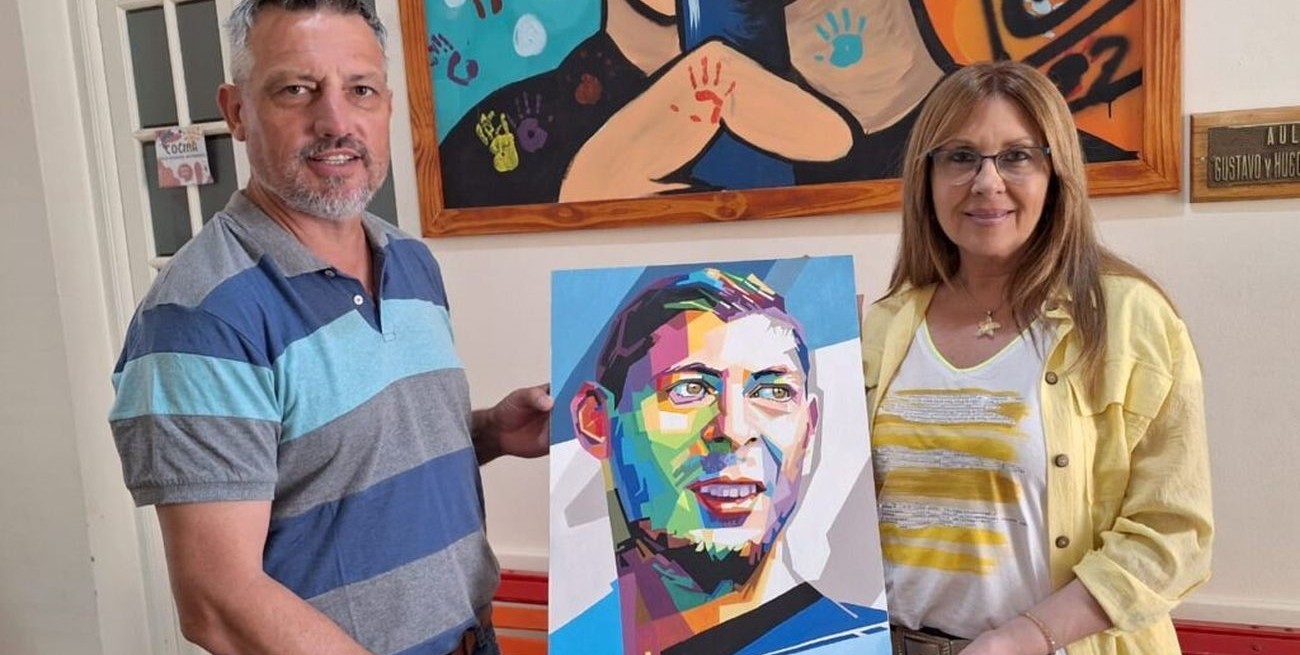 La obra de Progreso se suma a la muestra “Arte en Pelotas”