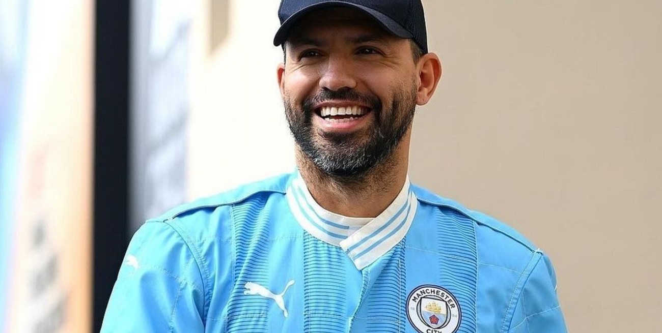 Video: el Kun Agüero desmintió haber tenido un accidente y estar internado