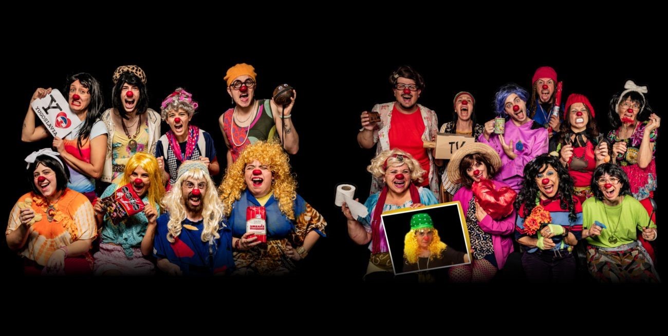 Cierre anual del taller de clowns