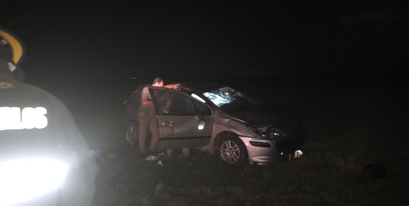 Desvío Arijón: un joven se accidentó en la Ruta 36 y sufrió una fractura