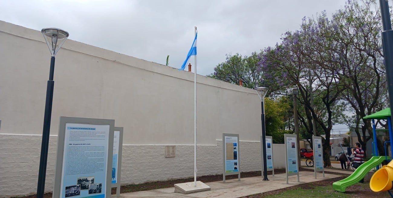 Inauguraron la nueva Plaza de Malvinas en la ciudad de Gálvez