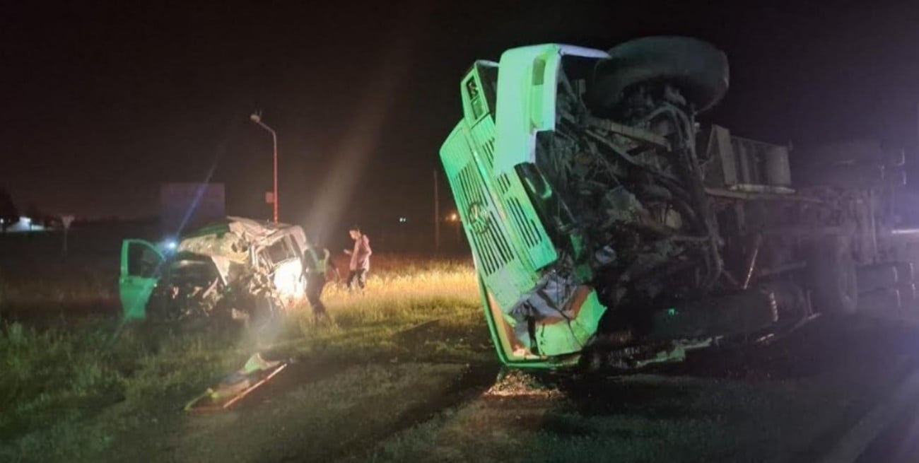 Un hombre murió en un choque en el peligroso cruce de las Rutas 80 y 10