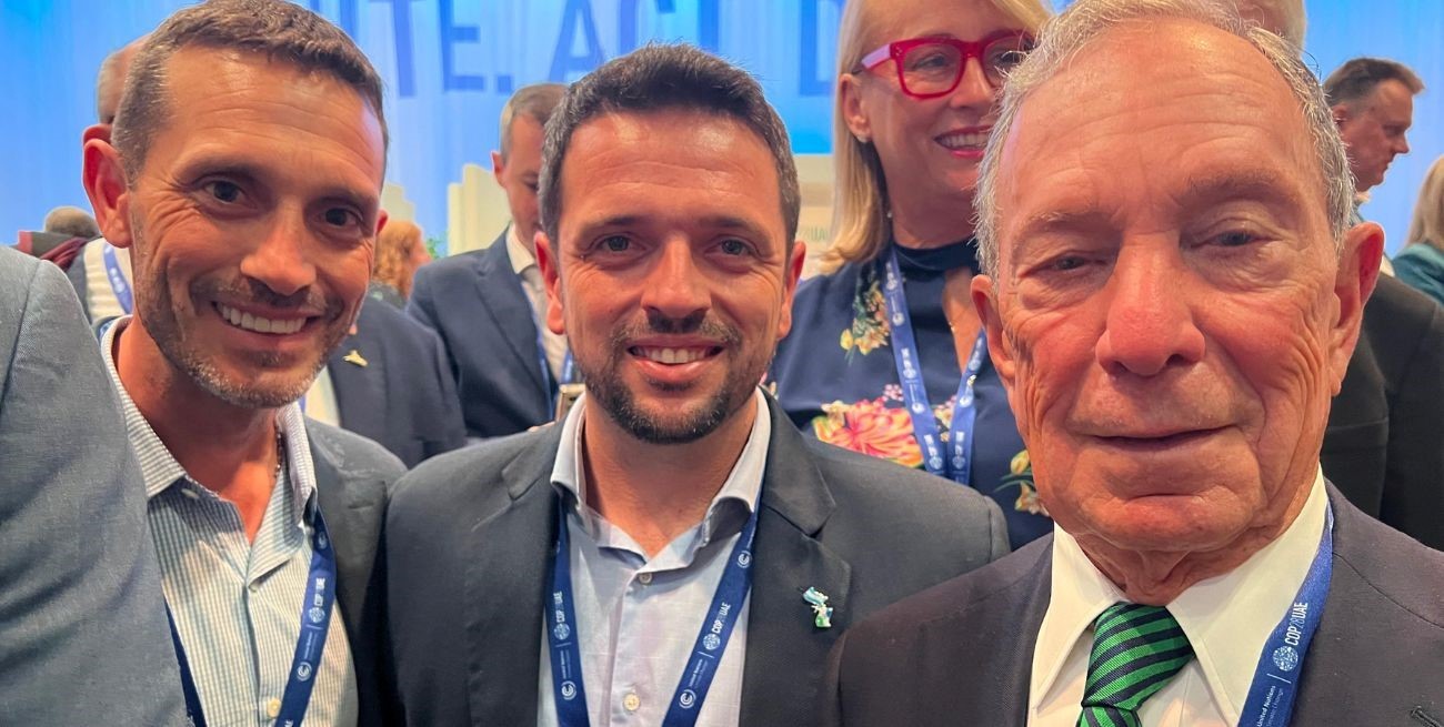 Gonzalo Braidot: "Fue un honor representar a Avellaneda en la cumbre sobre el cambio climático"