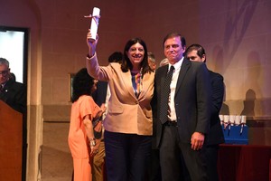 La socialista Clara García se encamina a ser la primera mujer en ser electa presidenta de la Cámara de Diputados. Foto: Guillermo Di Salvatore.