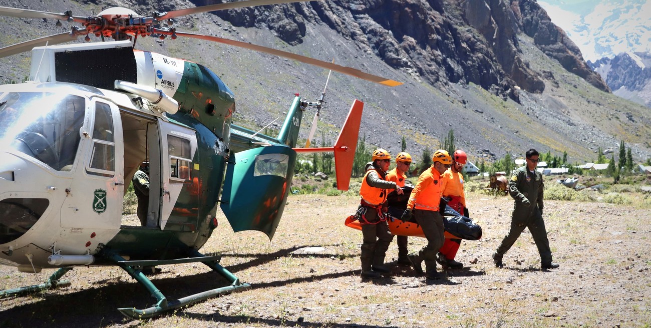 Rescataron los cuerpos de los tres andinistas argentinos que murieron en la Cordillera
