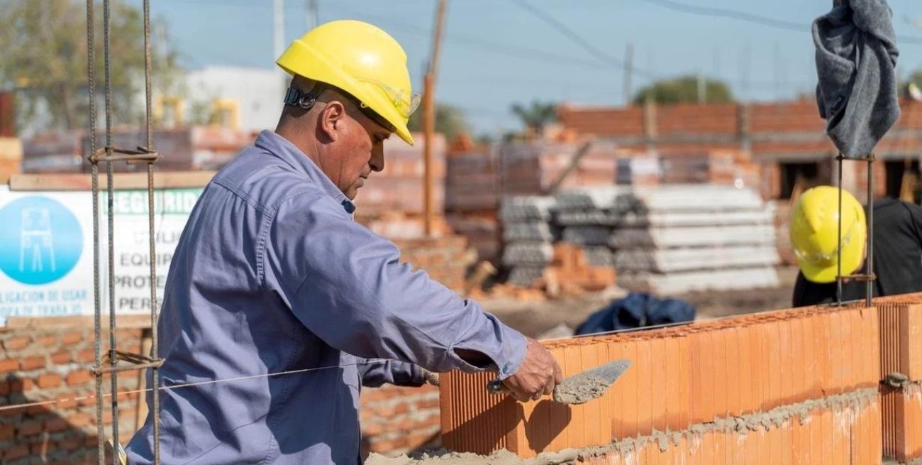 La construcción recuperó una parte de su retroceso en el año