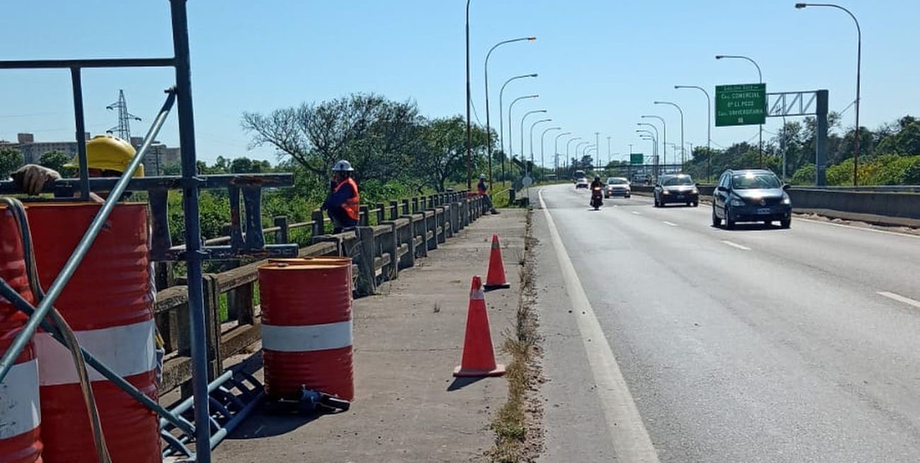 Por trabajos de mantenimiento en el gasoducto restringen media calzada de la Ruta 168
