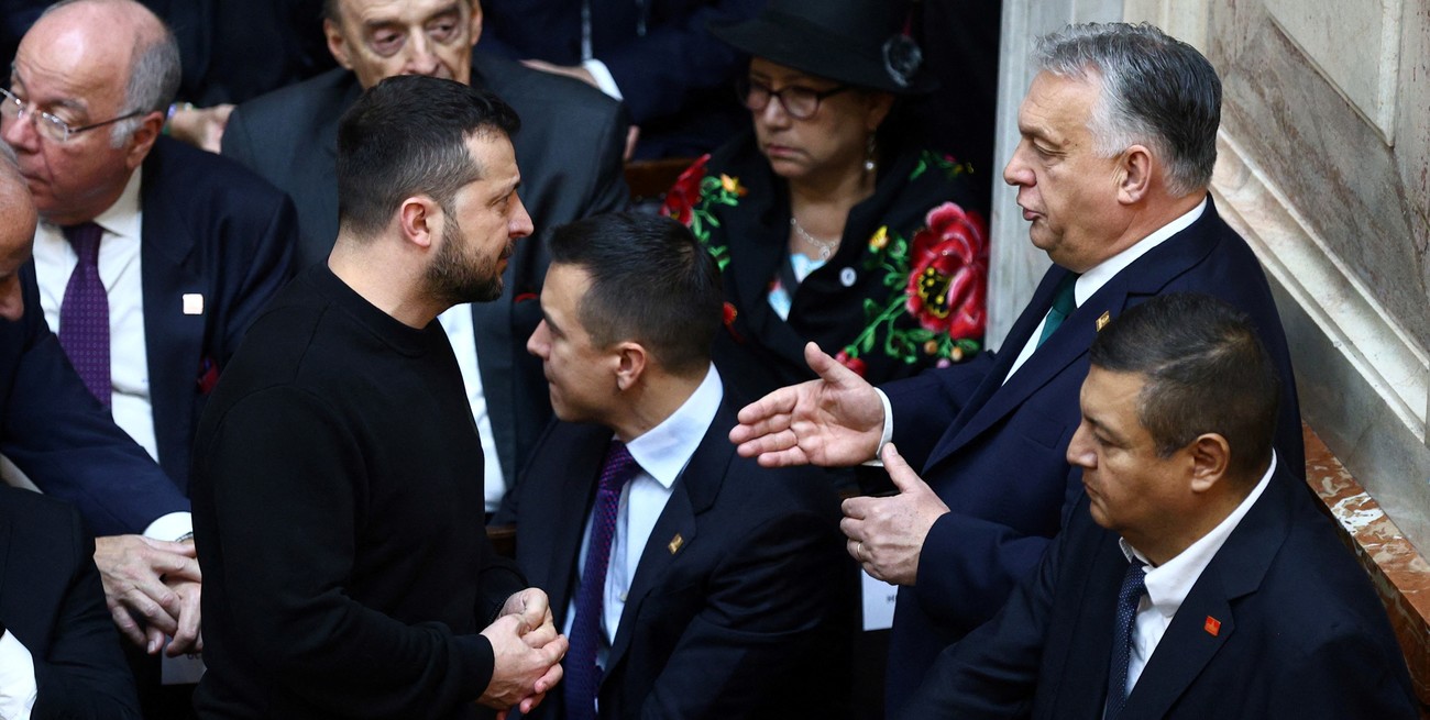 La cumbre europea por financiamiento a Ucrania que tuvo su inicio en el Congreso argentino