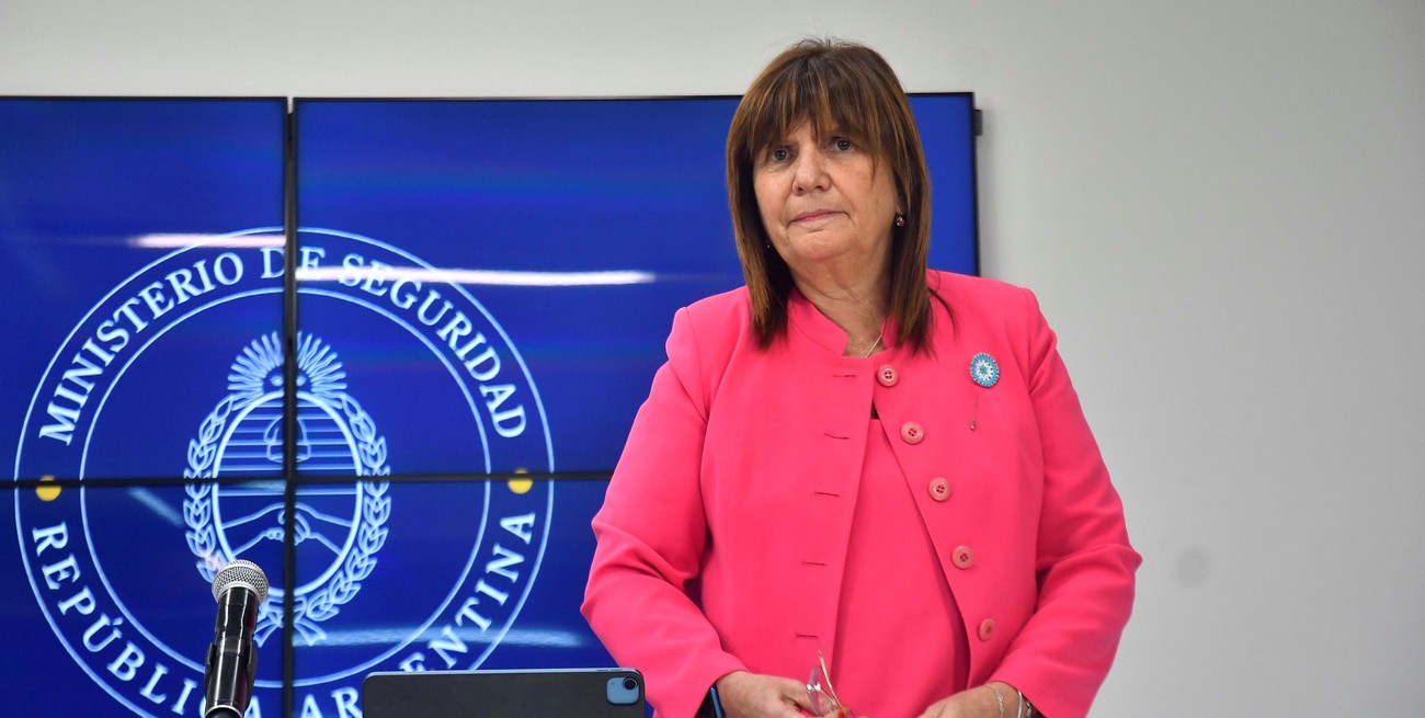 Oficializaron el protocolo de Orden Público de Patricia Bullrich