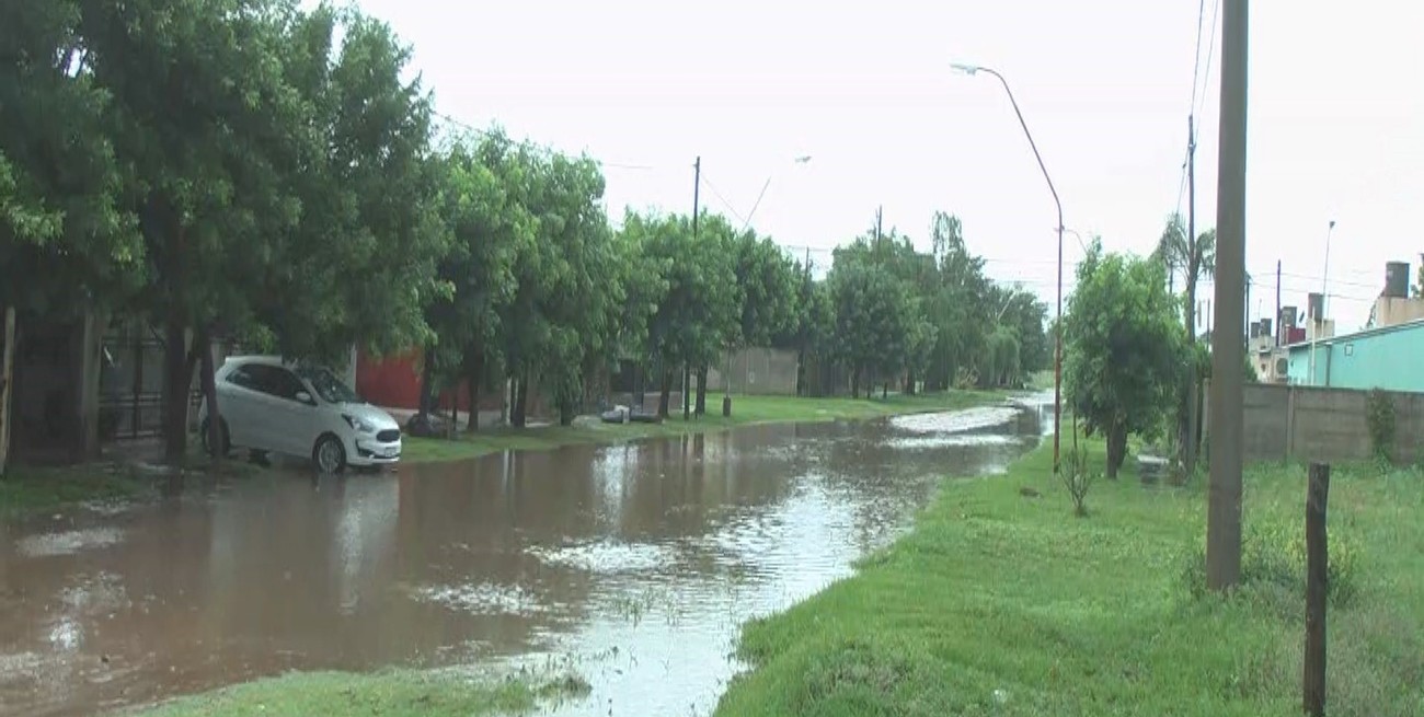 Tres barrios de Coronda con familias asistidas debido a un nuevo fuerte temporal