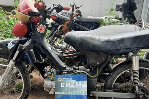 Algunos de los vehículos que fueron recuperados