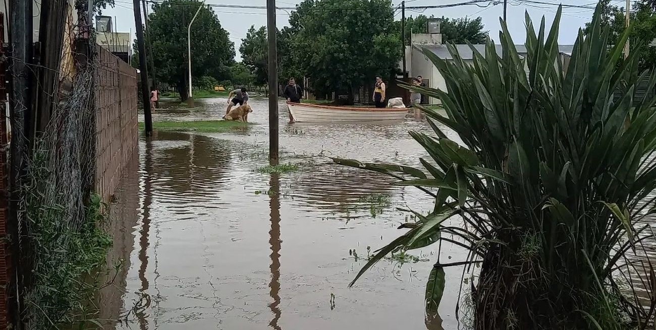 Sin lluvia, de a poco se normaliza Coronda tras los tres temporales
