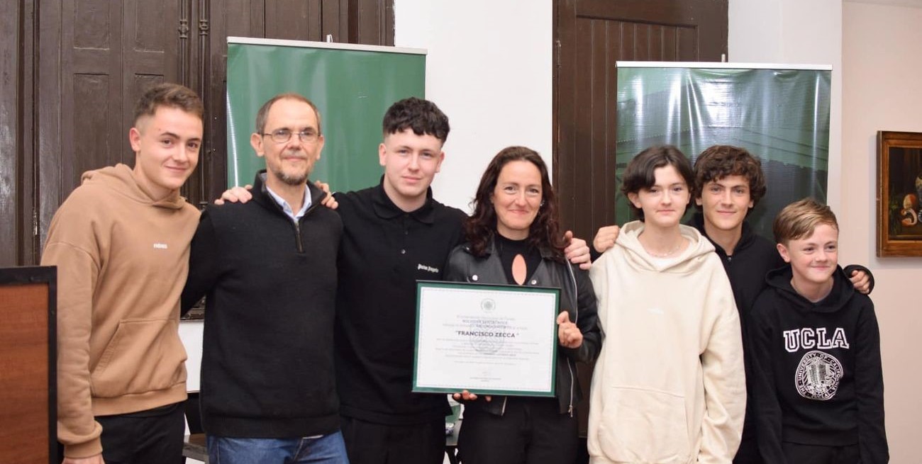 El productor musical Francisco Zecca, reconocido en el Museo Murray