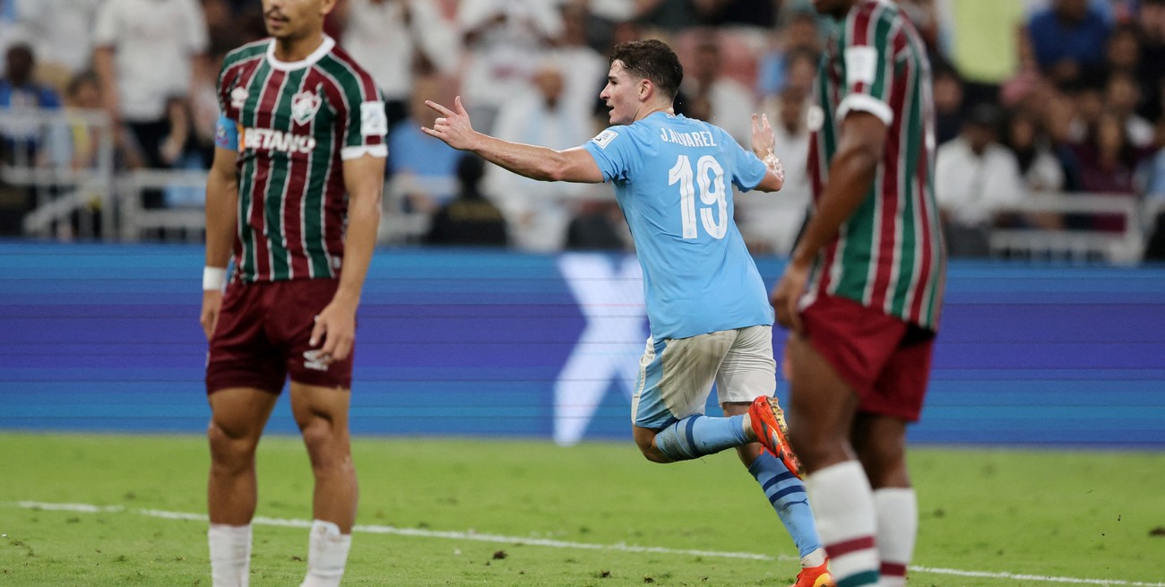 Con dos goles de Julián Álvarez, Manchester City goleó a Fluminense y ganó el Mundial de Clubes por primera vez