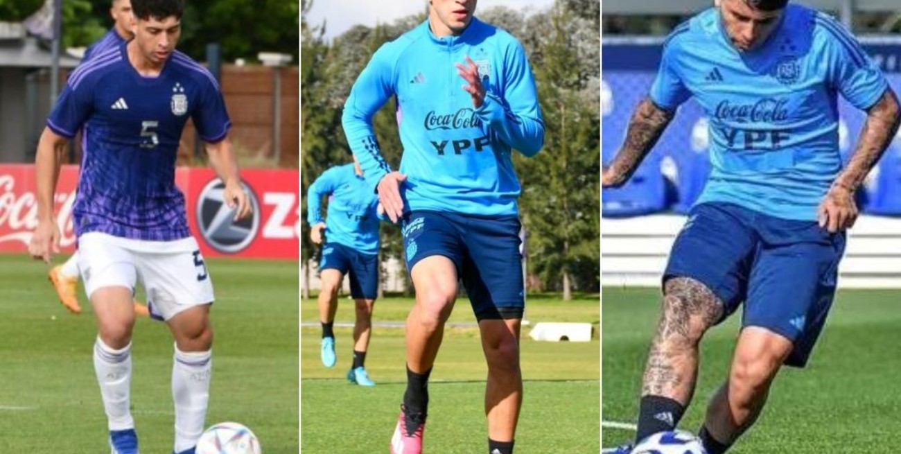 Nardoni, Esquivel y Farías en la Selección Argentina Sub 23 de Mascherano