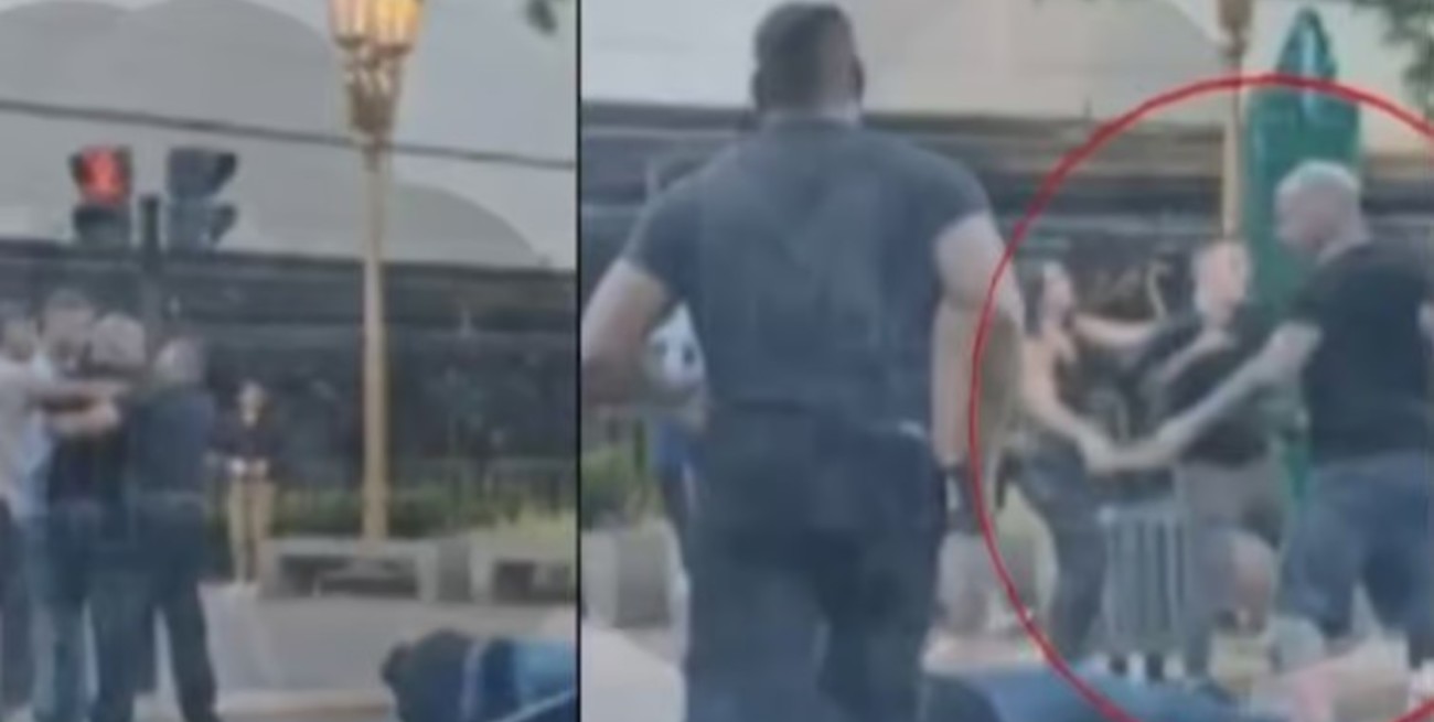 Filtraron un video de la brutal pelea del líder de Ke Personajes en Recoleta