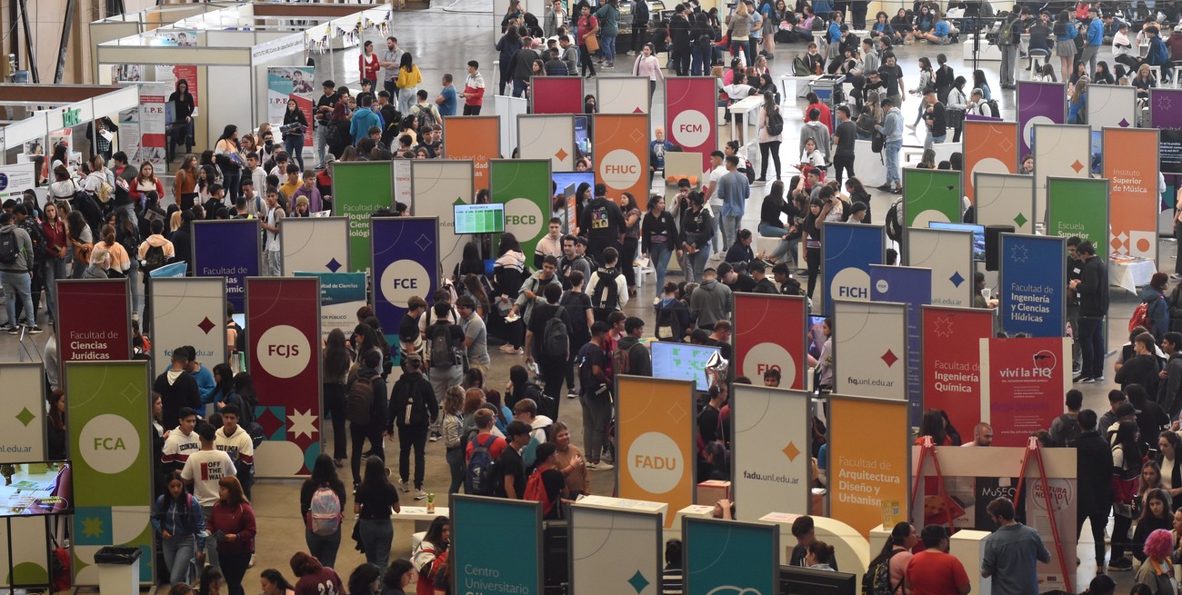 Un 35 % de los aspirantes a cursar en la UNL se inscribieron a Ciencias Aplicadas