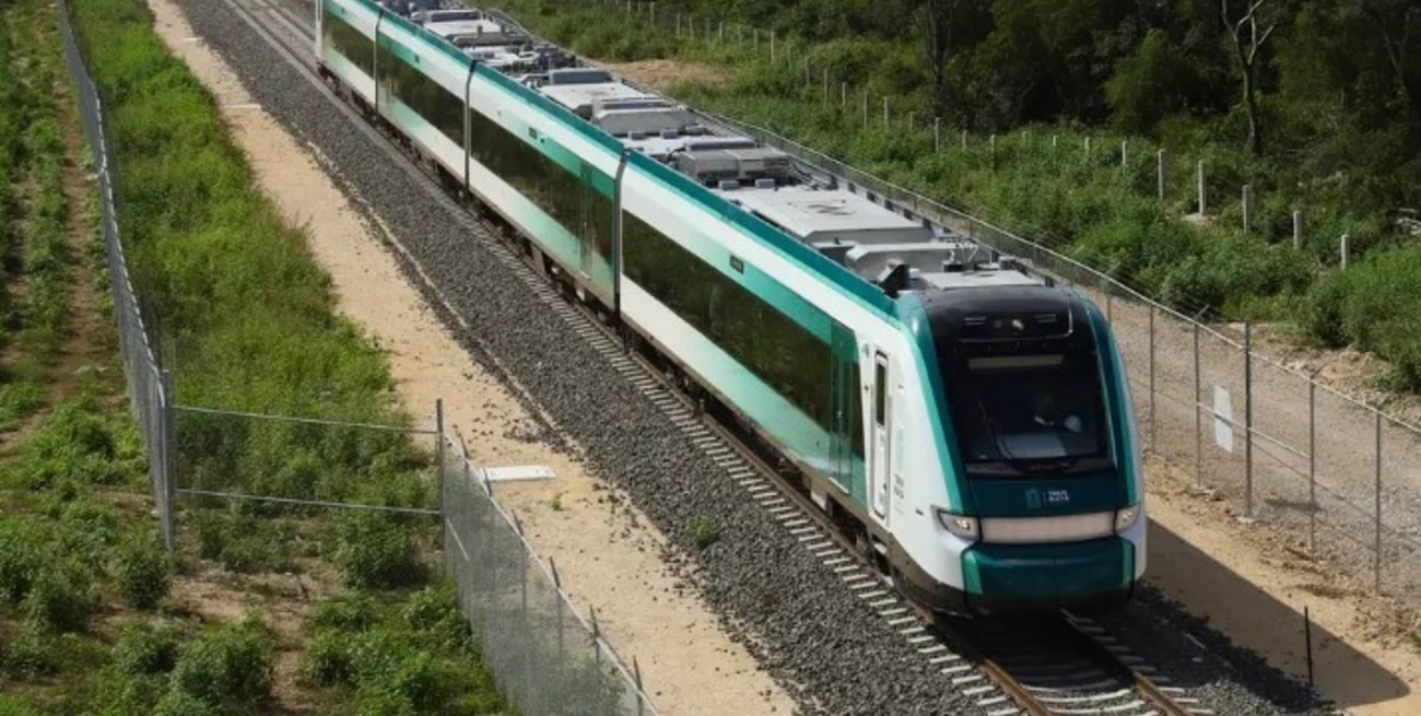 México: López Obrador inauguró el segundo tramo del Tren Maya