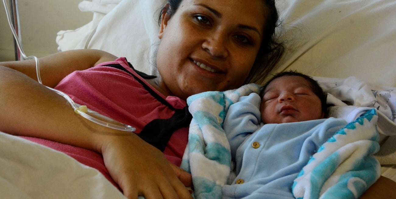 El primer bebé santafesino de 2024 se llama Ian Lucas y nació en el Hospital Iturraspe