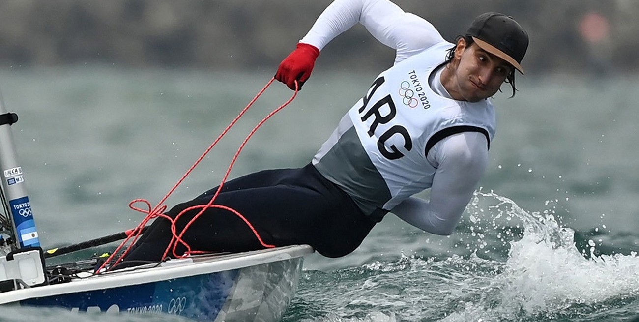 Vela: Francisco Guaragna Rigonat, el mejor argentino en jornada inaugural