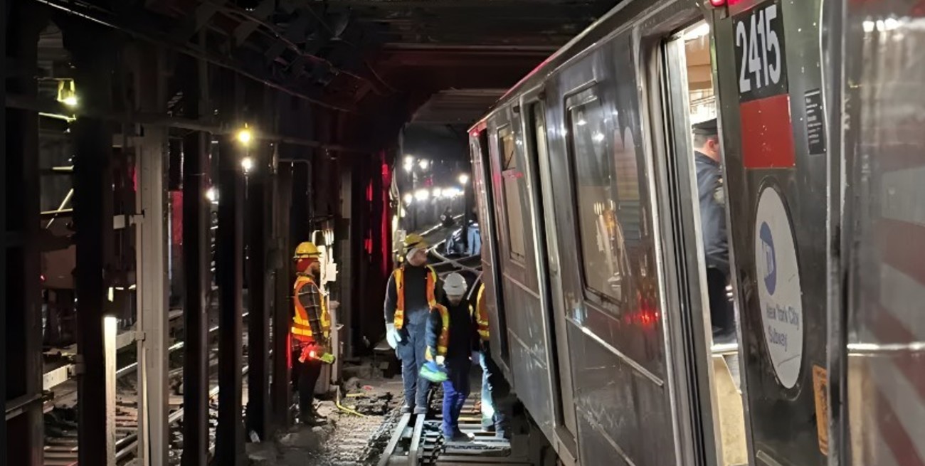 Nueva York: investigan un accidente de subte que dejó 24 pasajeros heridos