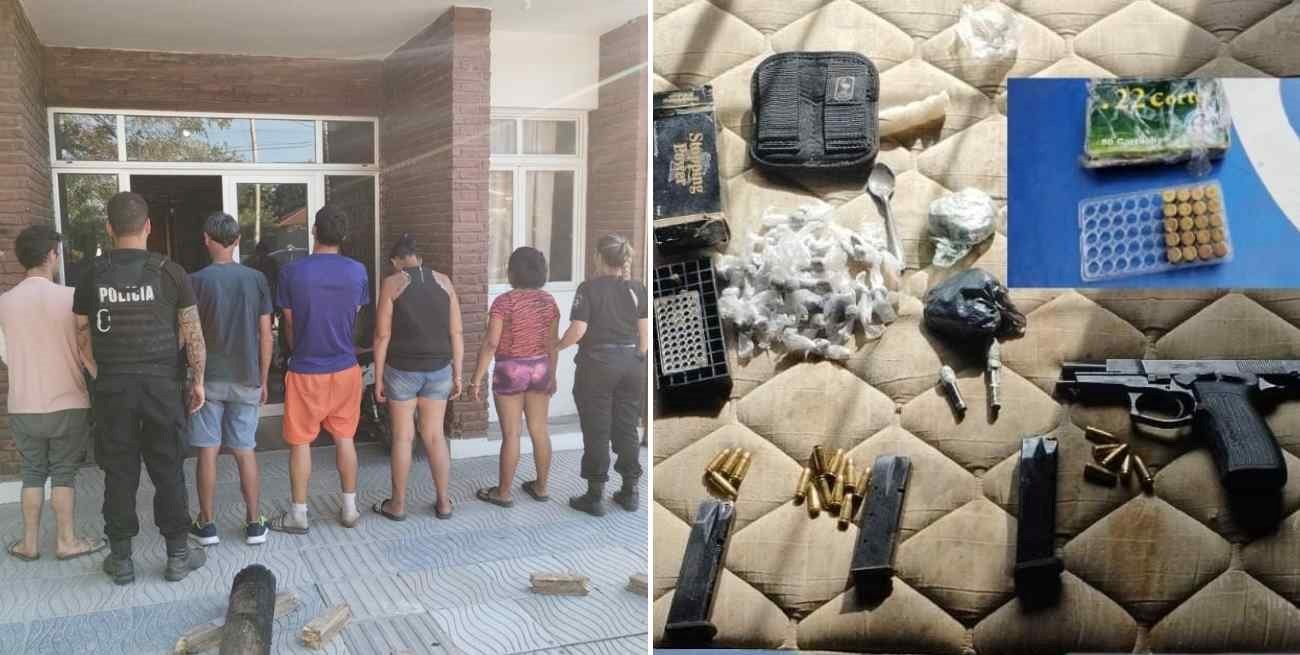 7 detenidos y armas secuestradas en Santo Tomé por una "guerra" entre familias